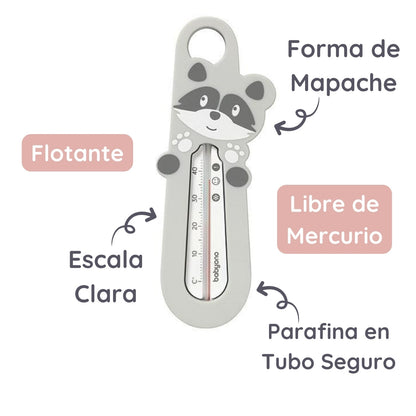 Termometro Del Agua Para Bebés Animalitos Raccon_2