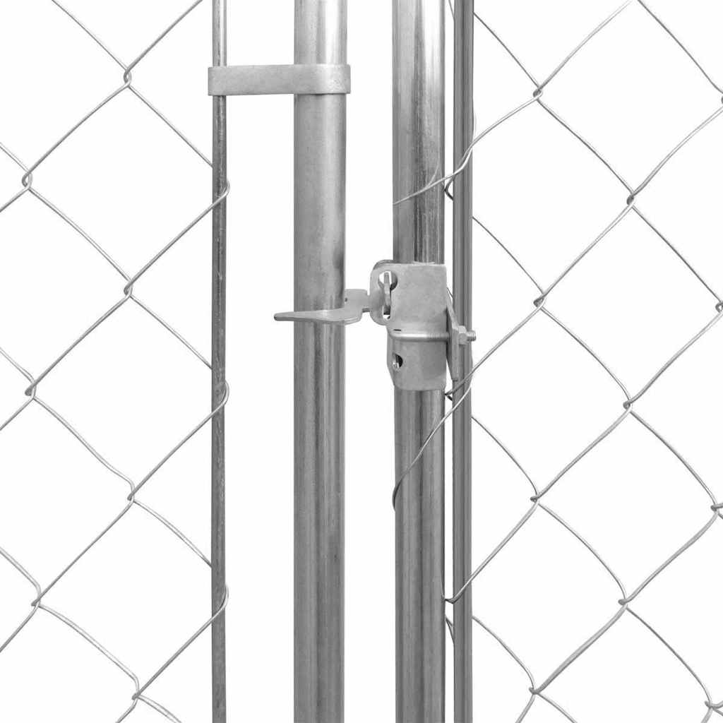 Perrera De Exterior Con Toldo 193x193x225 Cm_3