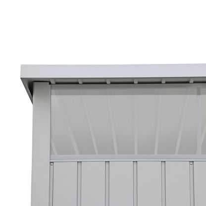 Duramax - Caseta Jardín - Palladium 6x5 - Metal - Color Gris Plata_4