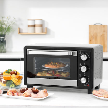 Homcom Horno Eléctrico De Sobremesa 16l 1400w Con 3 Modos De Calor Y Termostato_1
