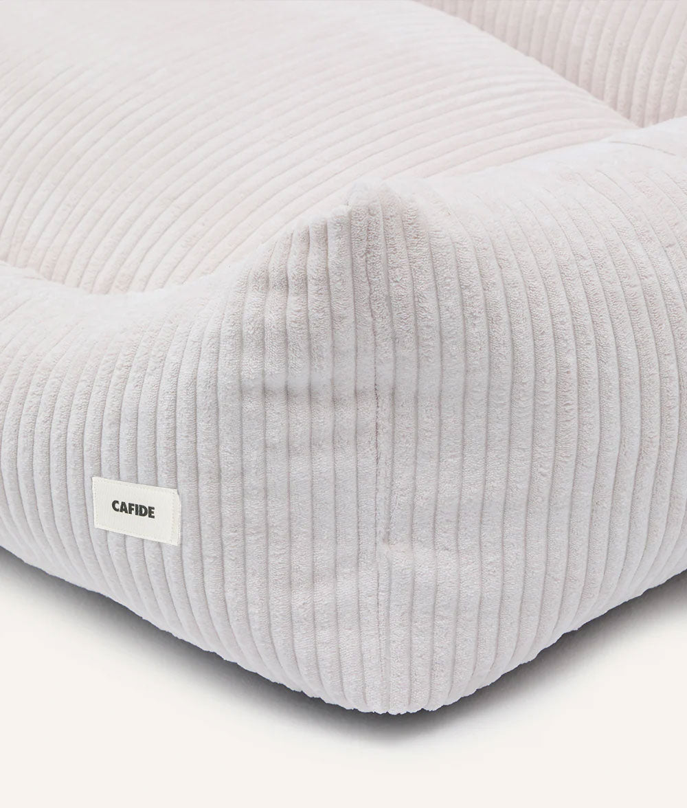 Cama Perro Pana Blanco Hueso, Snozy_1
