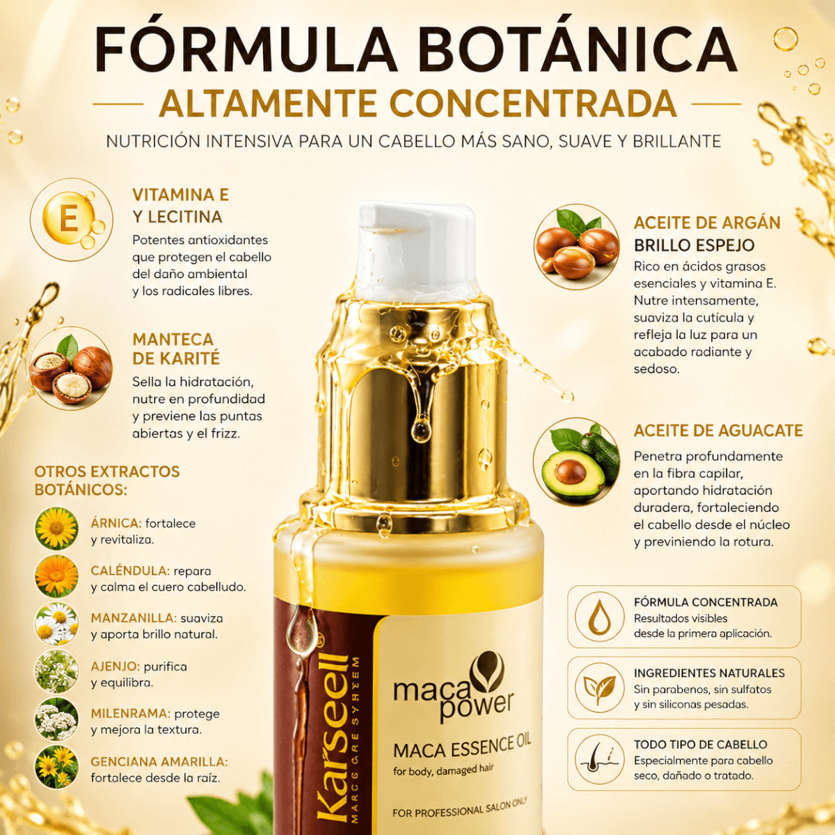 Sérum de Aceite de Argán Karseell 50 ml