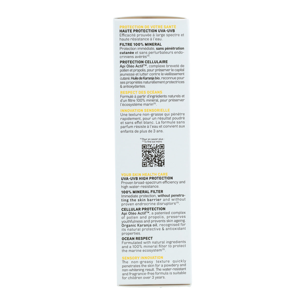 Crema Solar Facial SPF 50 Acorelle 50ml