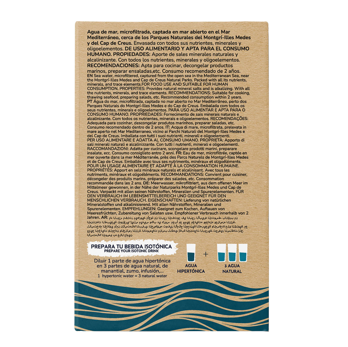 Agua De Mar Hipertónica Planeta Huerto 20 L