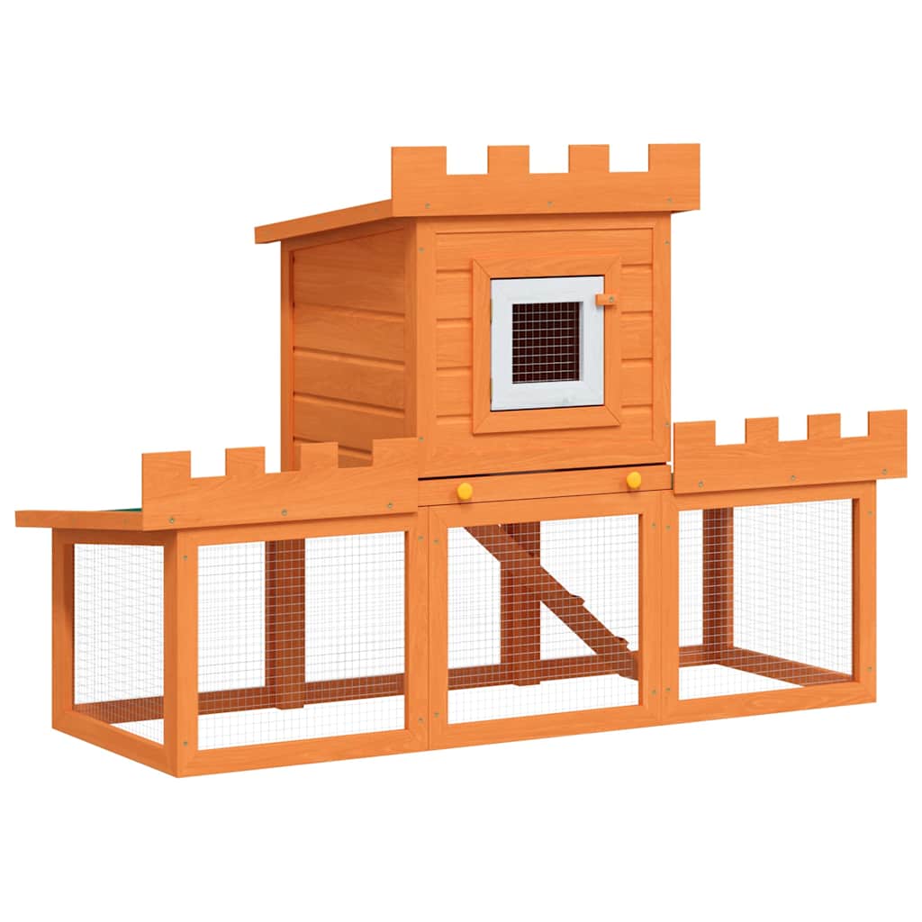 Casa Grande De Animales Jaula Conejera De Madera_0