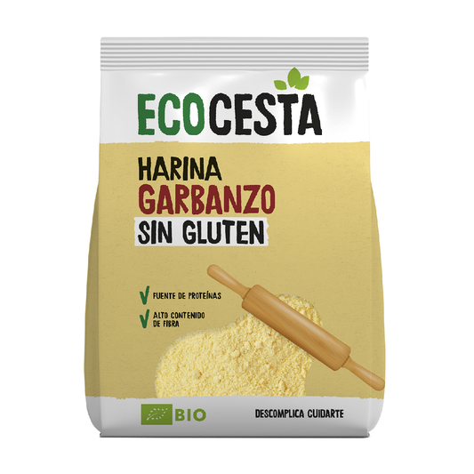 Harina De Garbanzos Bio sin gluten Ecocesta 500 gr