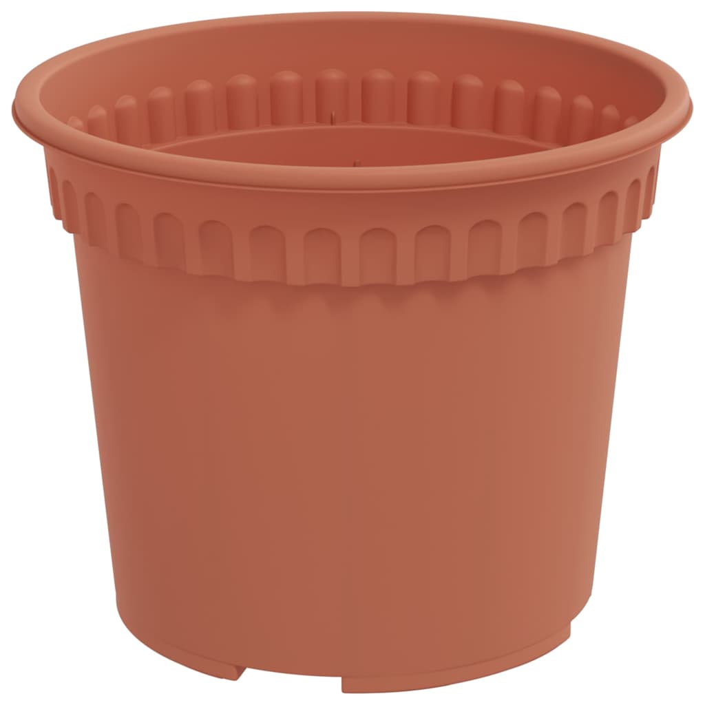 Macetas 24 Pcs Rojo Ladrillo Ø 12,5 X 10 Cm Plástico_5