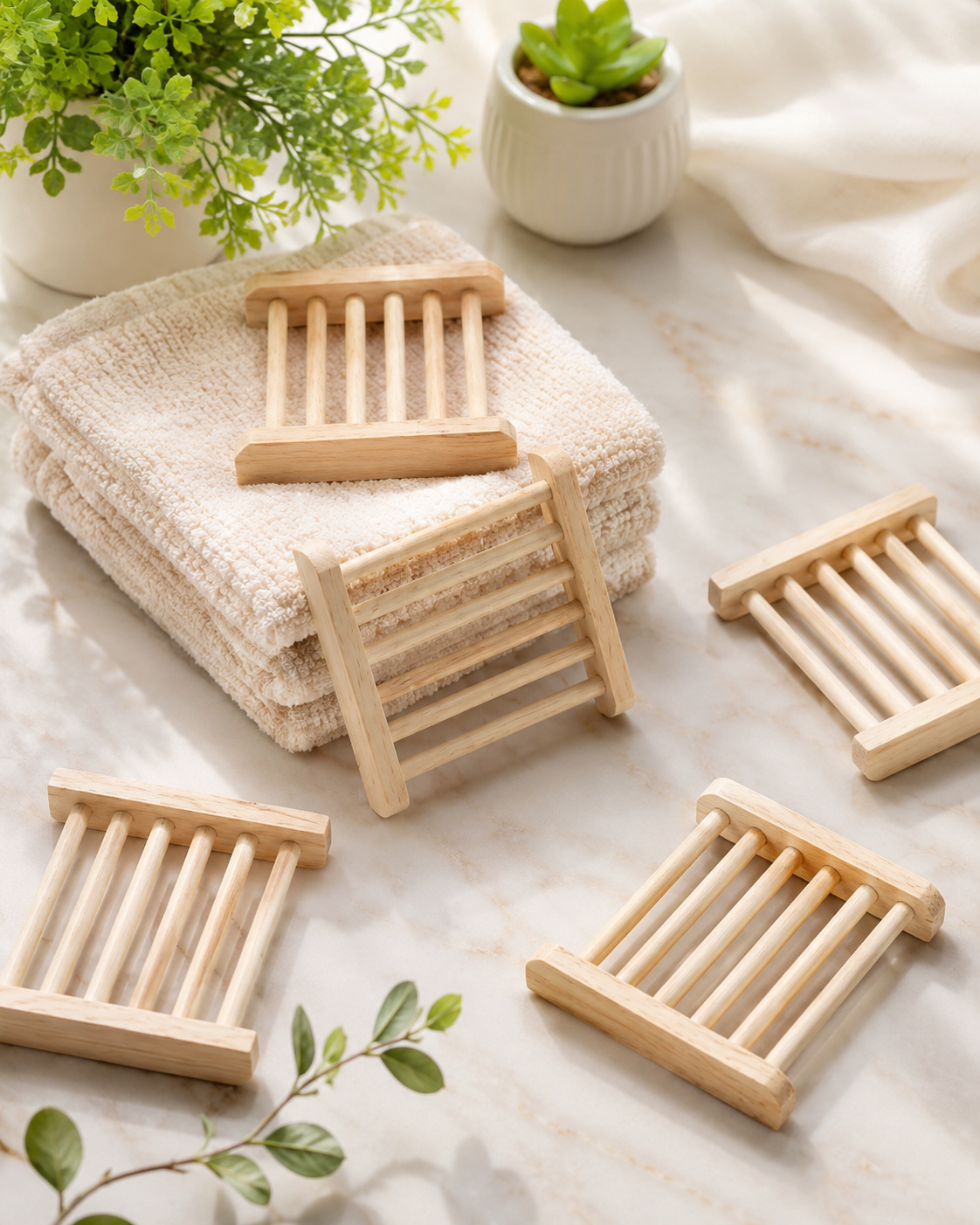 Jabonera de madera de regalo + 2 jabones sólidos de uva 100 G - Lismare_2