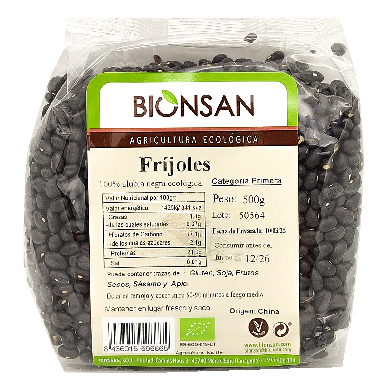 Frijoles En Grano Ecológicos 500gr_0