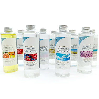 Lámpara Catalítica Azul Grisáceo Mate + Aroma Lavender Expression 200ml - Elimina Malos Olores, Impurezas Y Perfuma_4
