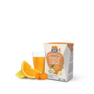 Zumo de Naranja, Zanahoria y Limón - Isola Bio 200 ml