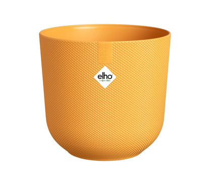 Elho Jazz Round Macetero Amarillo Ámbar 14cm