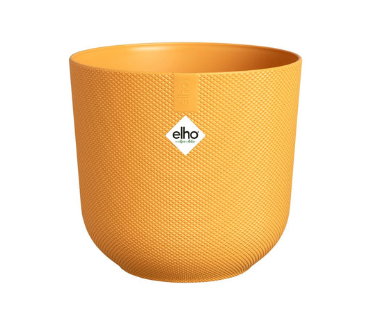 Elho Jazz Round Macetero Amarillo Ámbar 14cm