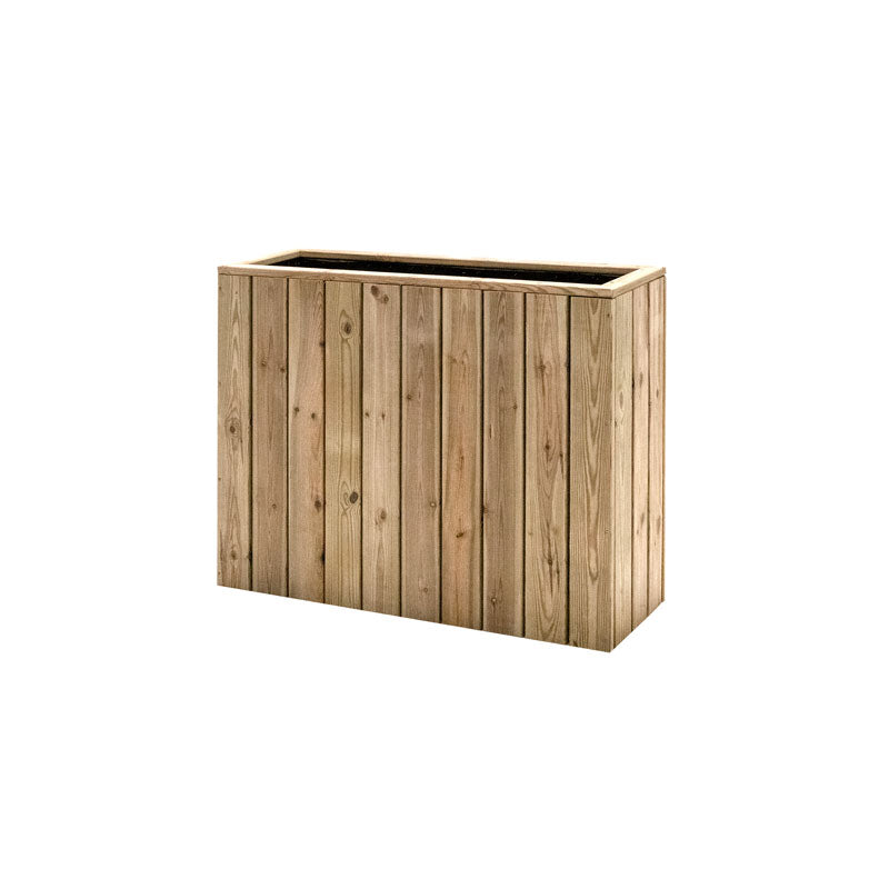 Jardinera Alta De Madera Autoportante 100 X 34,5 X 80 Cm Hortalia_1