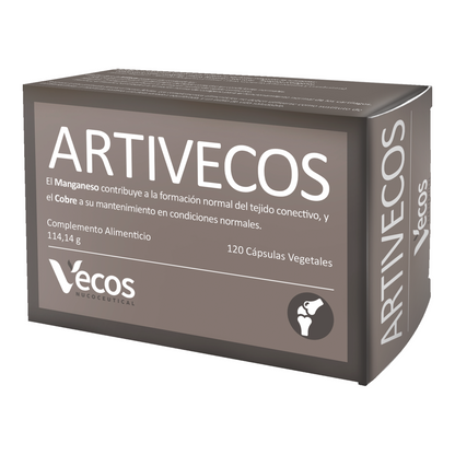 Artivecos Vecos 120 Cápsulas | Cuidado Articular Y Movilidad | Con Glucosamina, Condroitina Y Msm_0