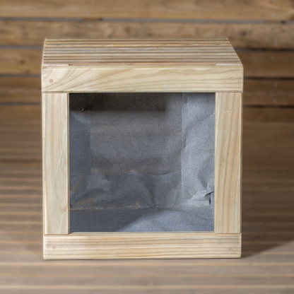 Jardinera Luxe De Madera Tratada Vidahuerto 60x60x60 Cm._3