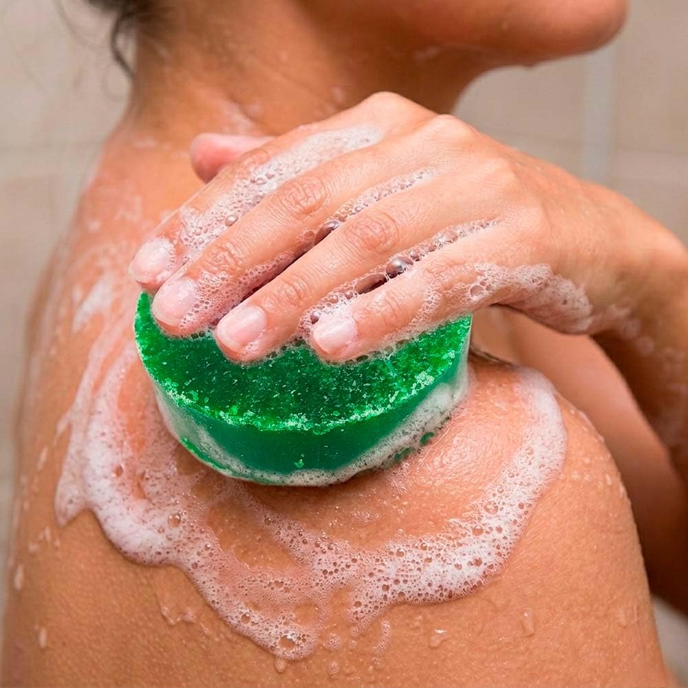 10 Esponjas Jabonosas Varios Usos. Aroma Papaya. Ideal Para Viaje O Gym. Todo Tipo De Piel. Con Extracto De Aloe Vera_2