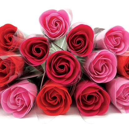 3 Rosas Con Pétalos De Jabón Aromático Para Baño Relax (surtido) -regalo Original Para Días Especiales - Aroma Atalcado_1
