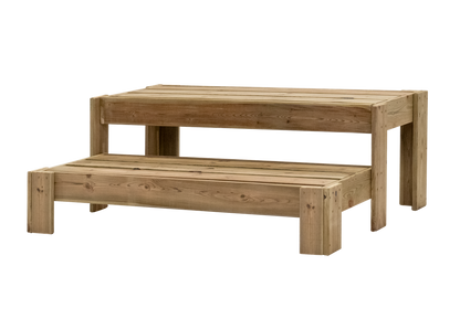 Expositor Escalera De Madera Podium Hortalia_0