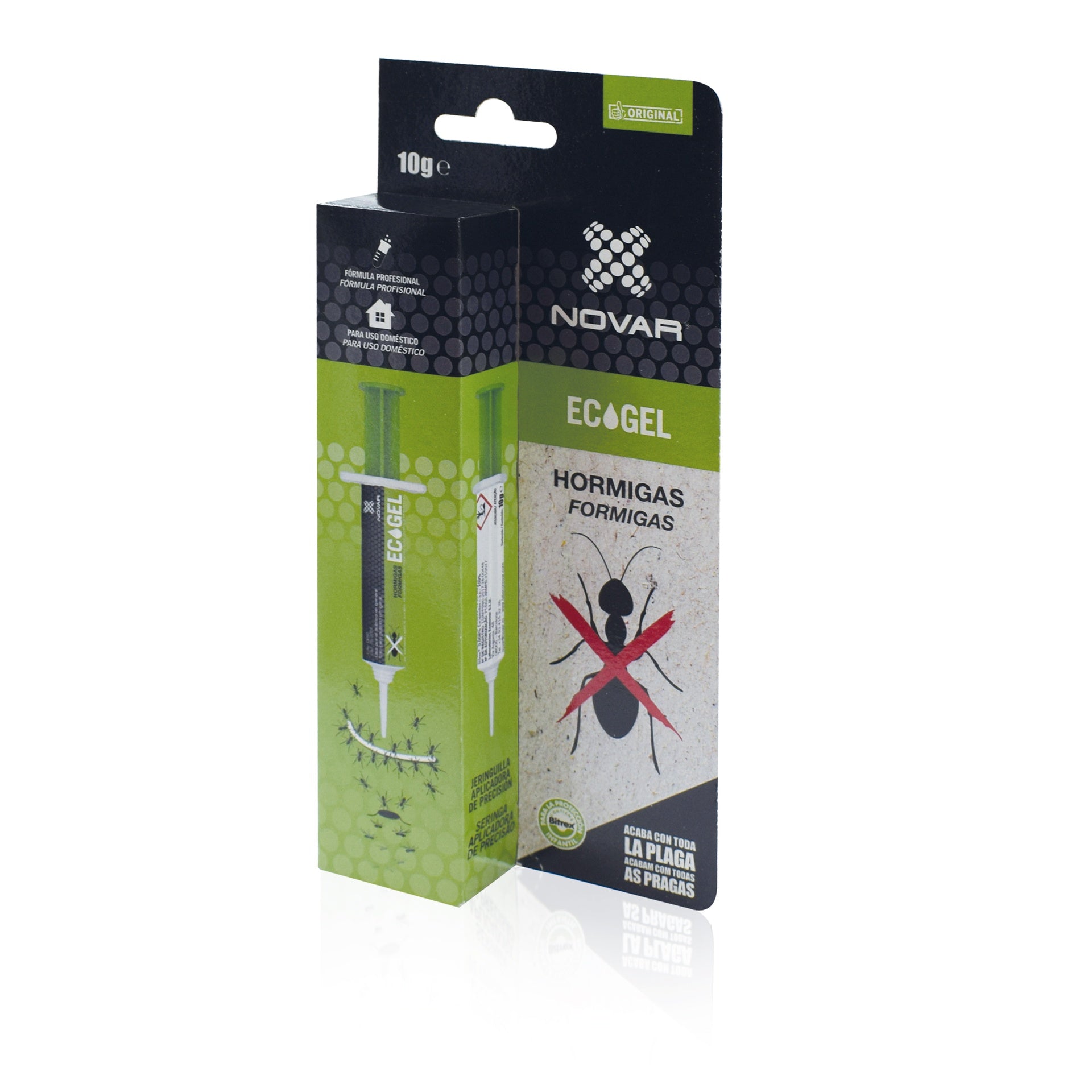 Novar Ecogel Jeringuilla contra hormigas Ecopack 10 g