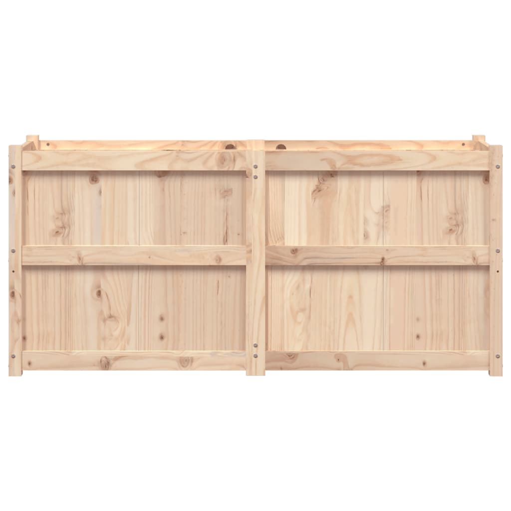 Jardinera De Madera Maciza De Pino 150x50x70 Cm_4