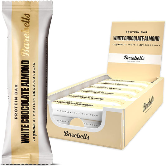 Barrita Proteica Chocolate Blanco Almendras-white Chocolate Almond 12x55g Barebells_0