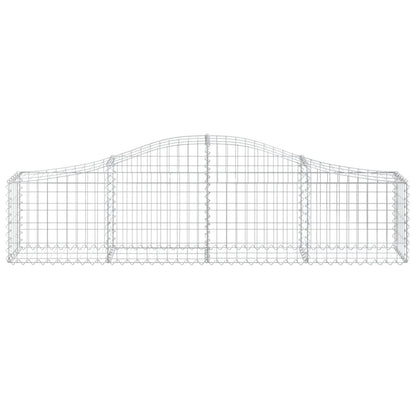 Cestas De Gaviones 20 Uds Forma De Arco Hierro 200x30x40/60 Cm_3