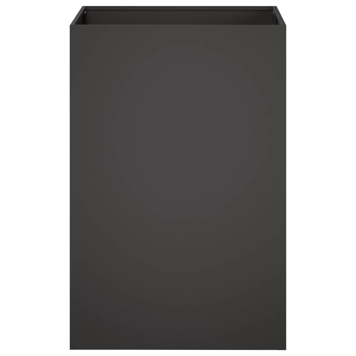 Macetero De Jardín Negro 40 X 40 X 75 Cm Acero Laminado En Frío_2