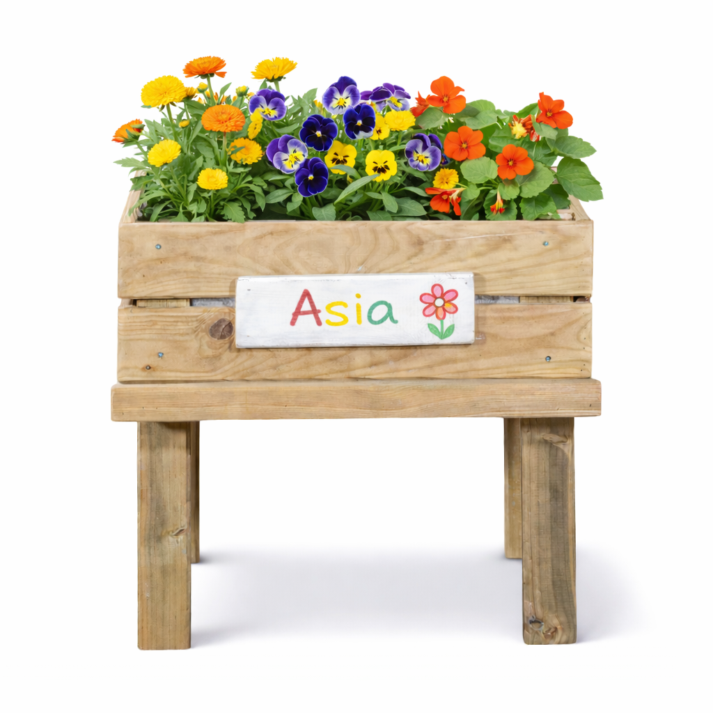 Mesa De Cultivo Kumi Profunda 20cm Vidahuerto Infantil 60x40x55 Cm._2