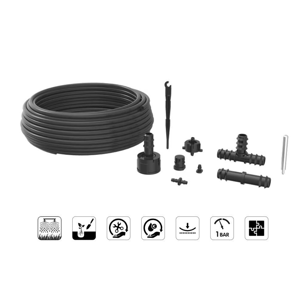 Riego Goteo 16mmx15mt Con Accesorios_1