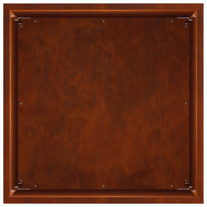 Macetero De Jardín Oxidado 40 X 40 X 50 Cm Acero Oxidado_4