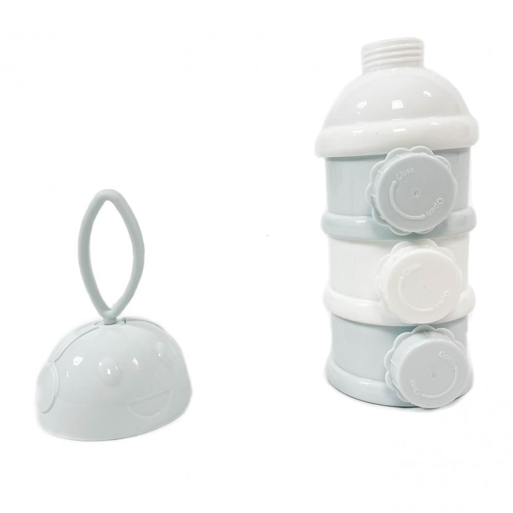 Dosificador de leche en polvo 3 niveles Azul Kikka boo