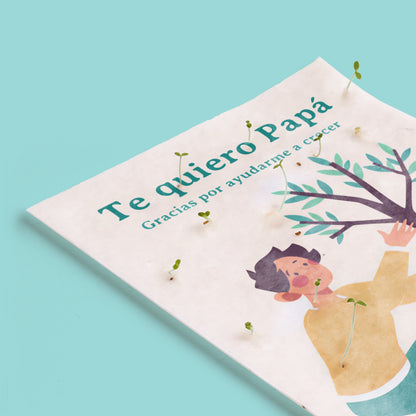 Postal Plantable Te Quiero Papá con Semillas de Manzanilla – Detalle Original con Amor - Resetea_2