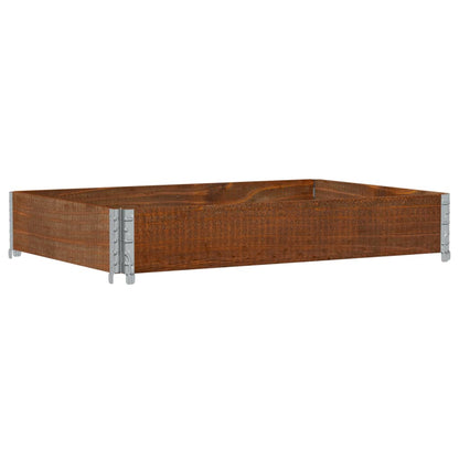 Jardinera De Madera Maciza De Pino Marrón 120x80 Cm_4