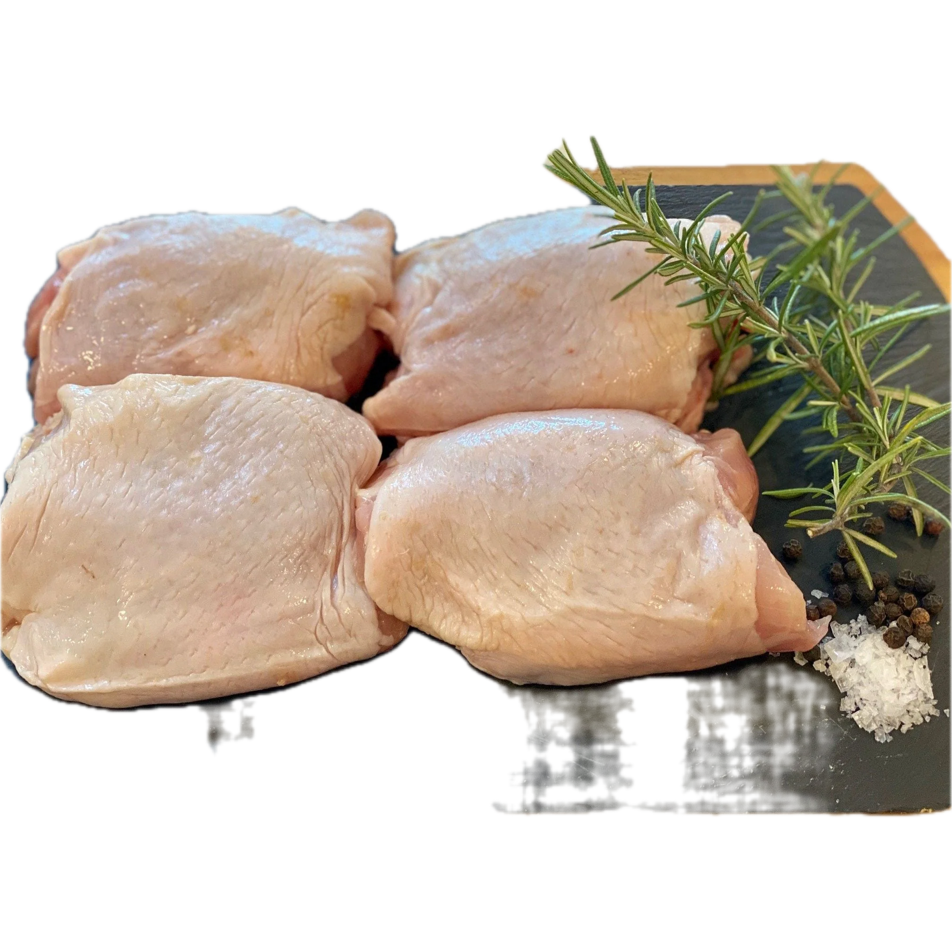 Contramuslos Deshuesados De Pollo Pastoreado. Paquete de 400 gr._0