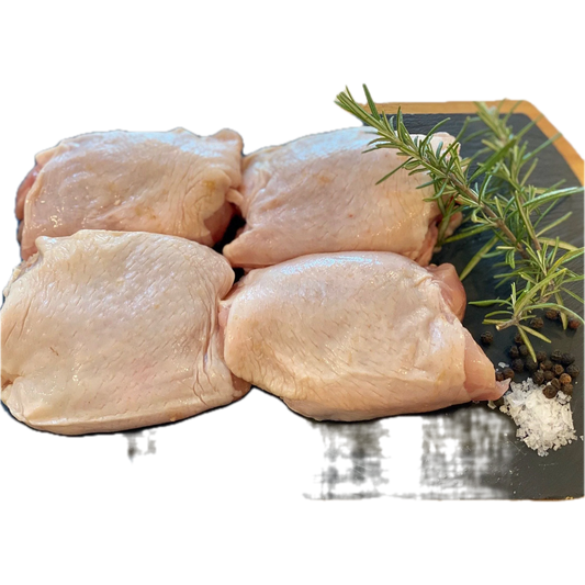 Contramuslos Deshuesados De Pollo Pastoreado. Paquete de 400 gr._0