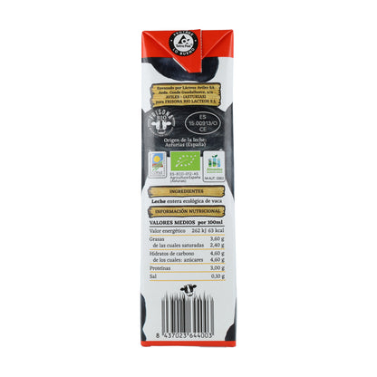 Leche Entera Frisona Bio 1L