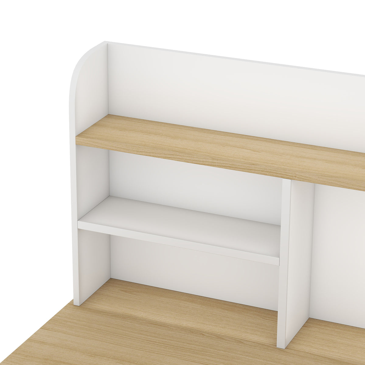 Secretária Infantil Aiyaplay Melamina De Madeira, Mdf Branco 80x50x100 Cm_5
