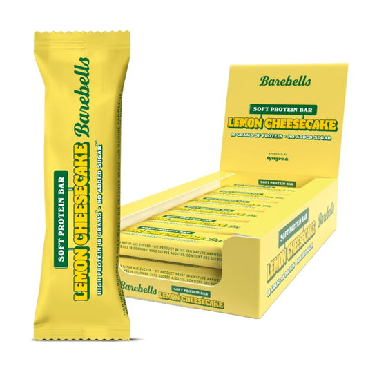 Caja De 12 Barritas de 55gr Sabor Lemon Cheesecake Barebells_0