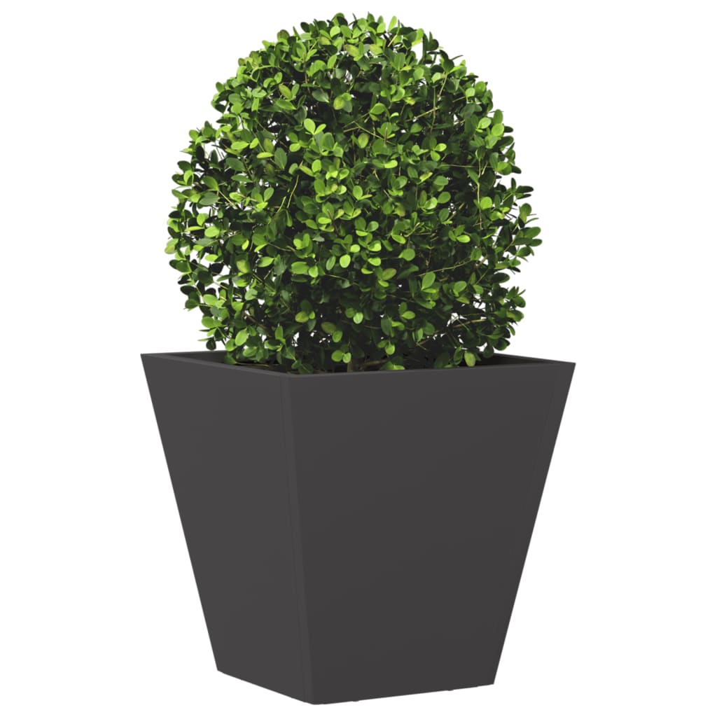 Jardinera Hexagonal Acero Negra 30x30x30 Cm_2