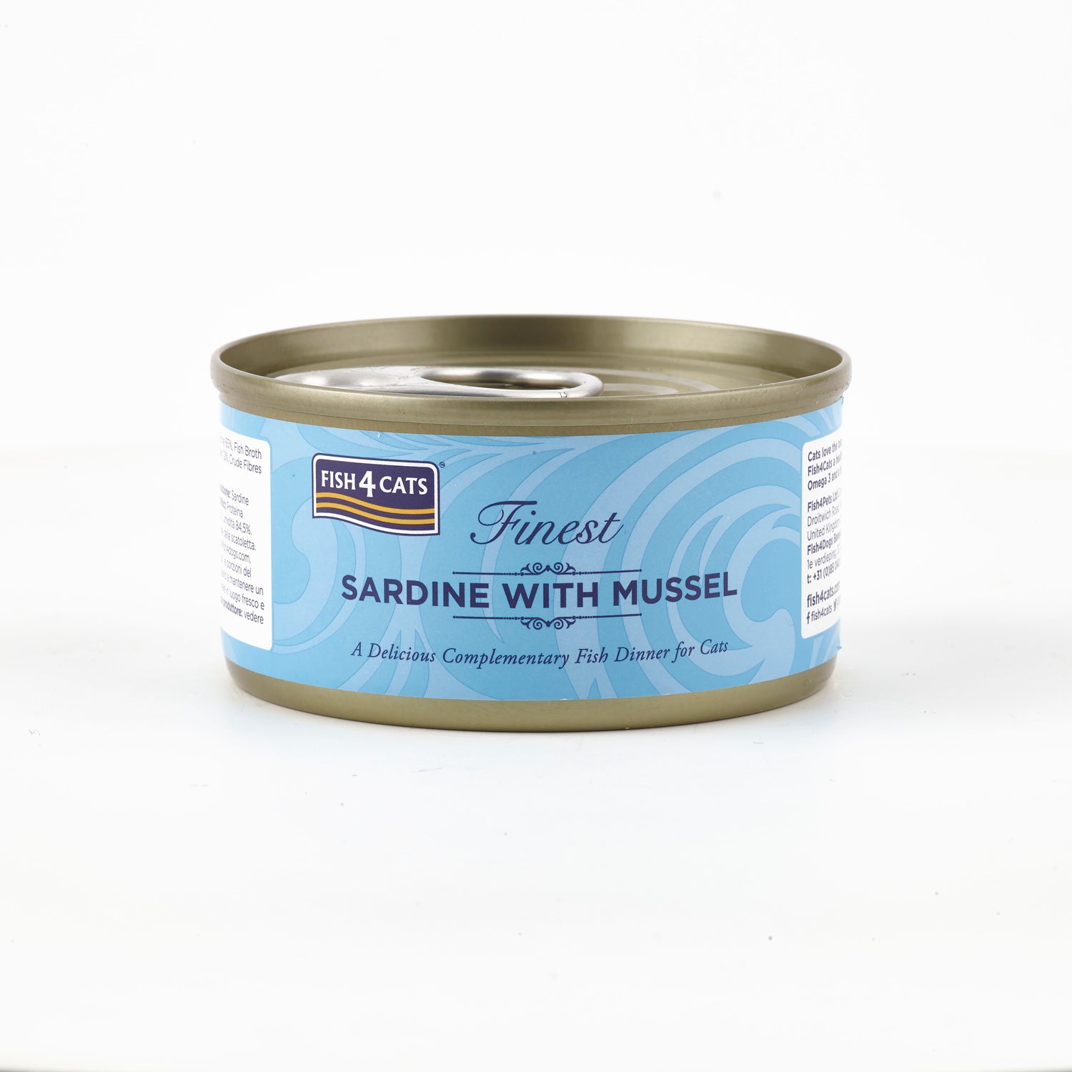 Fish4cats Filete Para Gato – Sardina Con Mejillón 70 G (pack De 10)_3