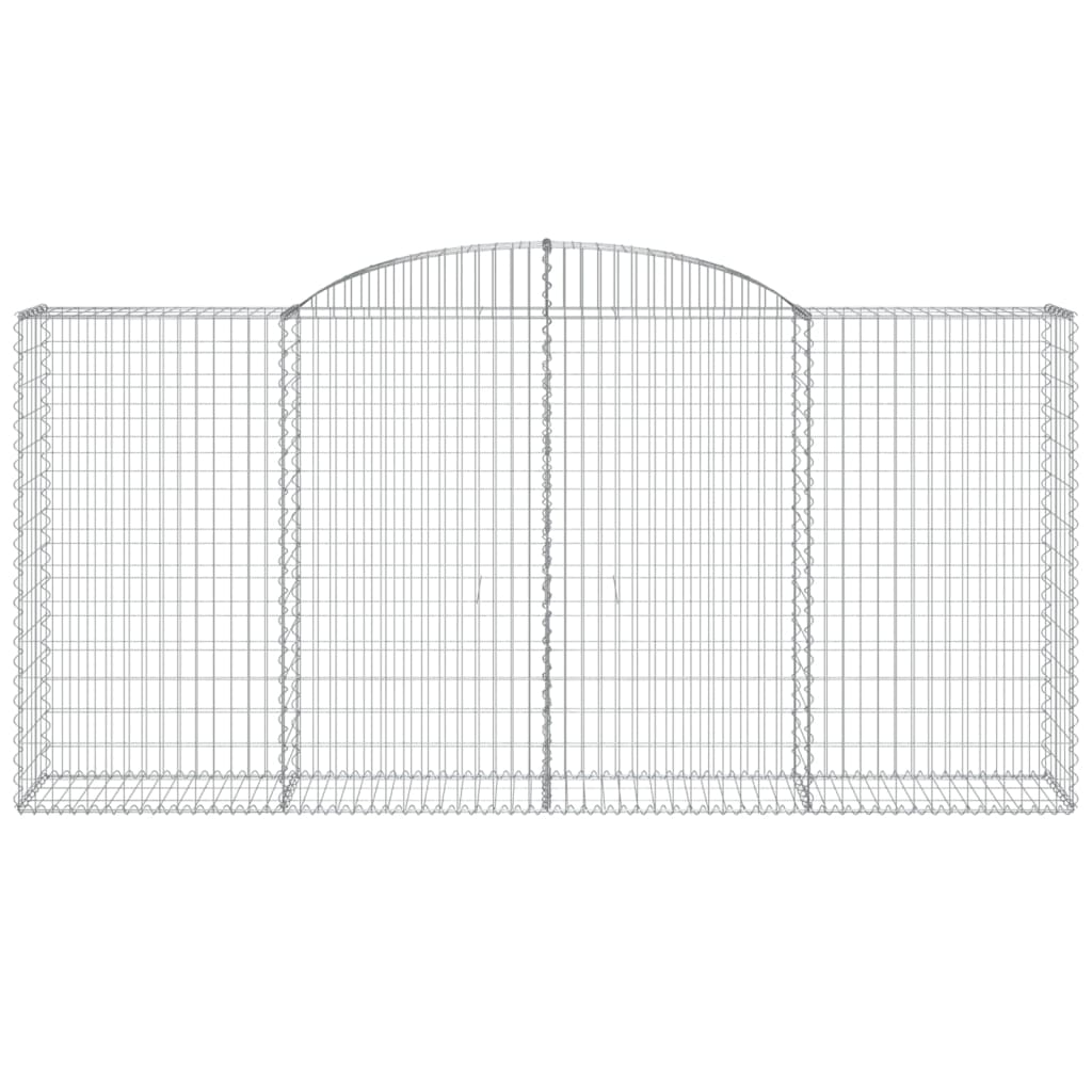 Cestas Gaviones 20 Uds Forma De Arco Hierro 300x50x140/160 Cm_3
