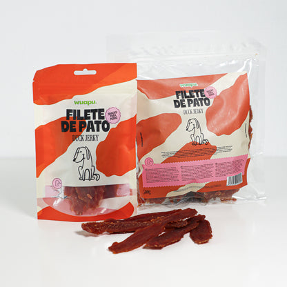Snack Natural Para Perro Filete De Pato Desecadas Wuapu 12x100gr_0
