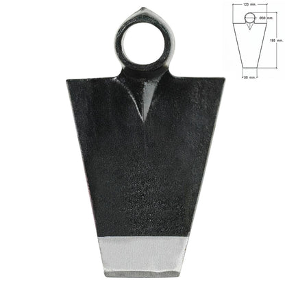 Azada Forjada Sin Mango 293/ 450 Gramos_0