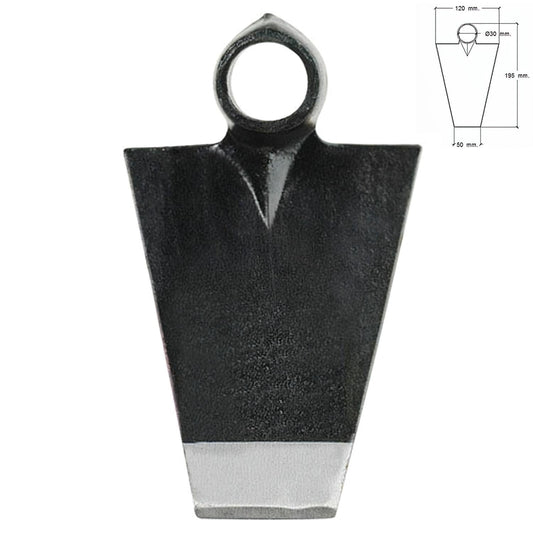 Azada Forjada Sin Mango 293/ 450 Gramos_0