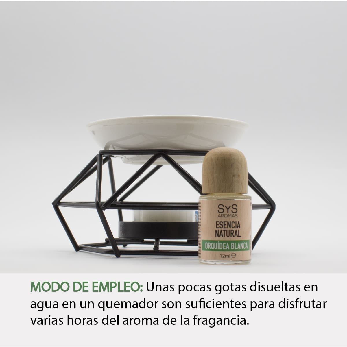 Esencia Natural Orquídea Blanca SYS Aromas 12 ml | Aroma Floral y Suave | Para Quemadores y Humidificadores_1