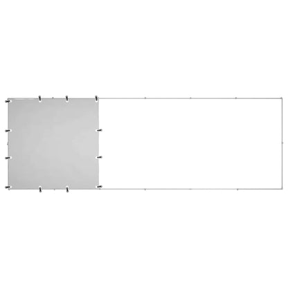 Perrera De Acero Plateado 330x110x110 Cm_5