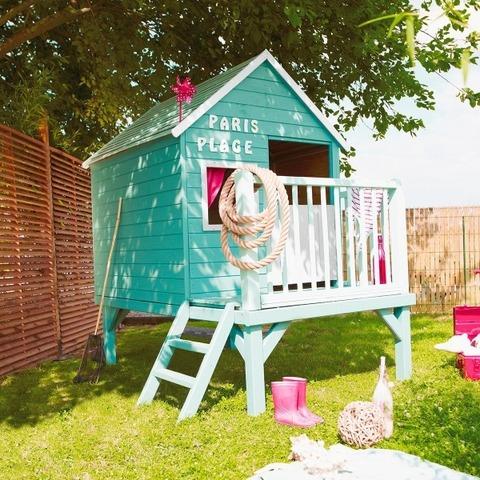 Casita infantil de Madera 100% Tratada elevada Winny Soulet