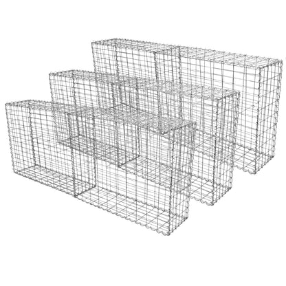 Cestas De Acero Inoxidable De Exterior 100 X 80 X 30cm Pack De 6_0