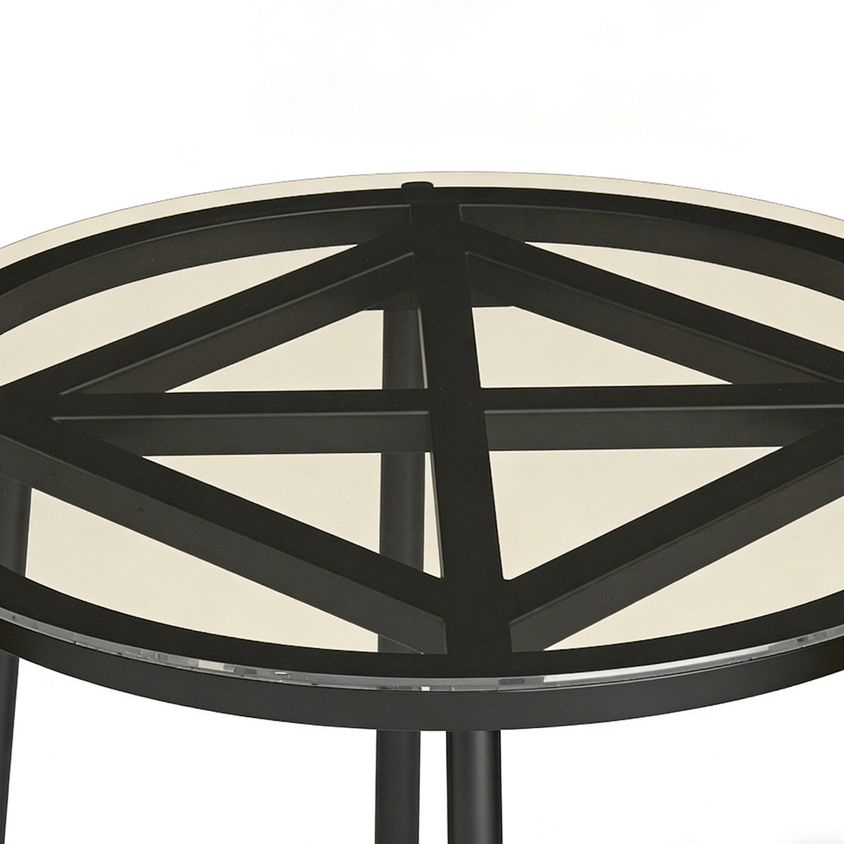 Outsunny Conjunto De Jardín Exterior De 3 Piezas 2 Sillas Con Cojines Mesa Crema_3